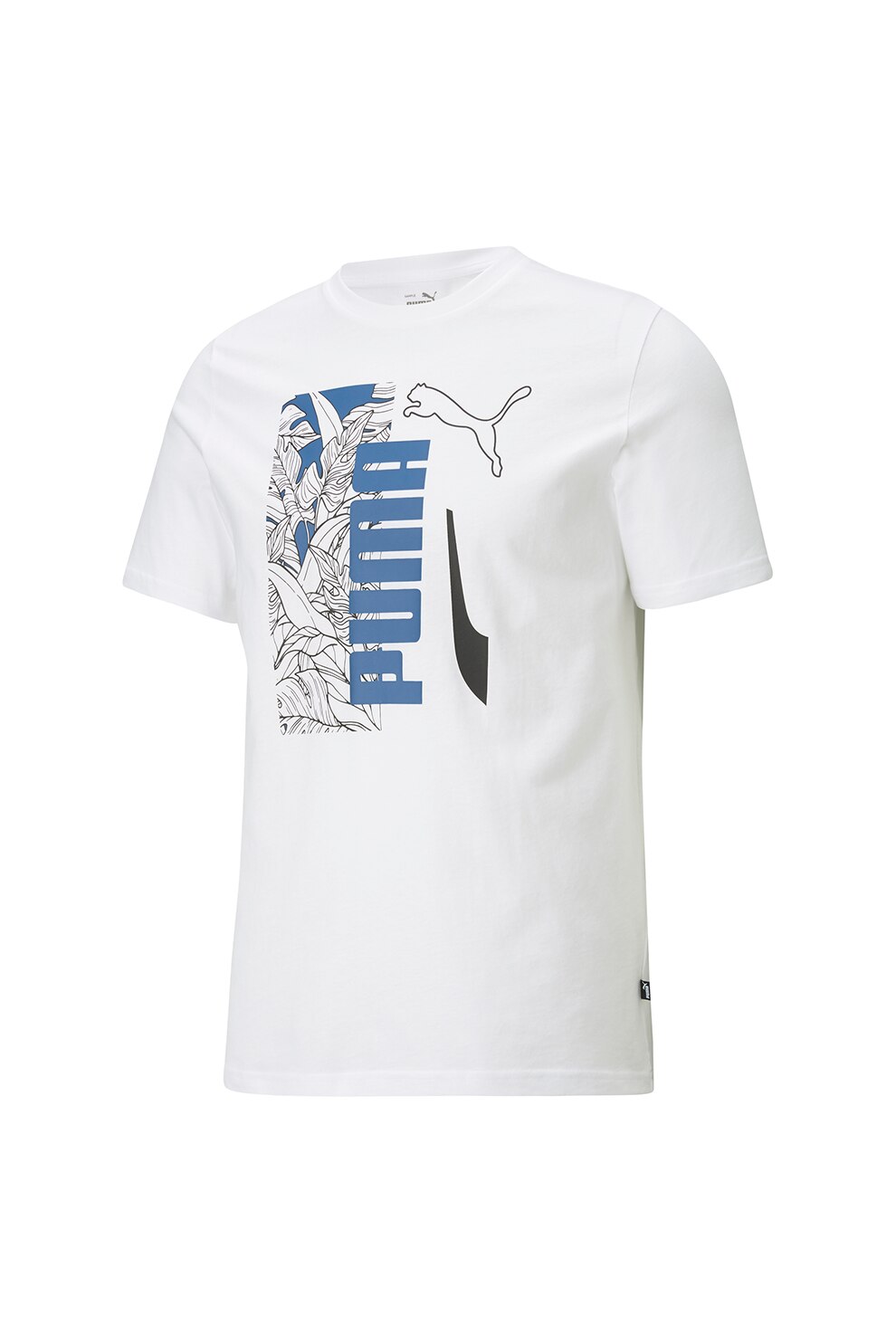 Puma, Tricou cu imprimeu logo Summer Vibe, Alb