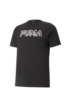 Puma, Tricou cu tehnologie dryCELL si imprimeu logo Modern Sports, Negru Puma, Tricou cu tehnologie dryCELL si imprimeu logo Modern Sports, Negru
