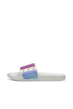 Puma, Papuci cu model colorblock si logo Leadcat Puma, Papuci cu model colorblock si logo Leadcat