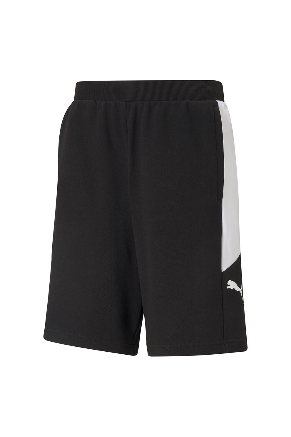 Puma, Pantaloni scurti cu insertii contrastante Modern Sports, Negru