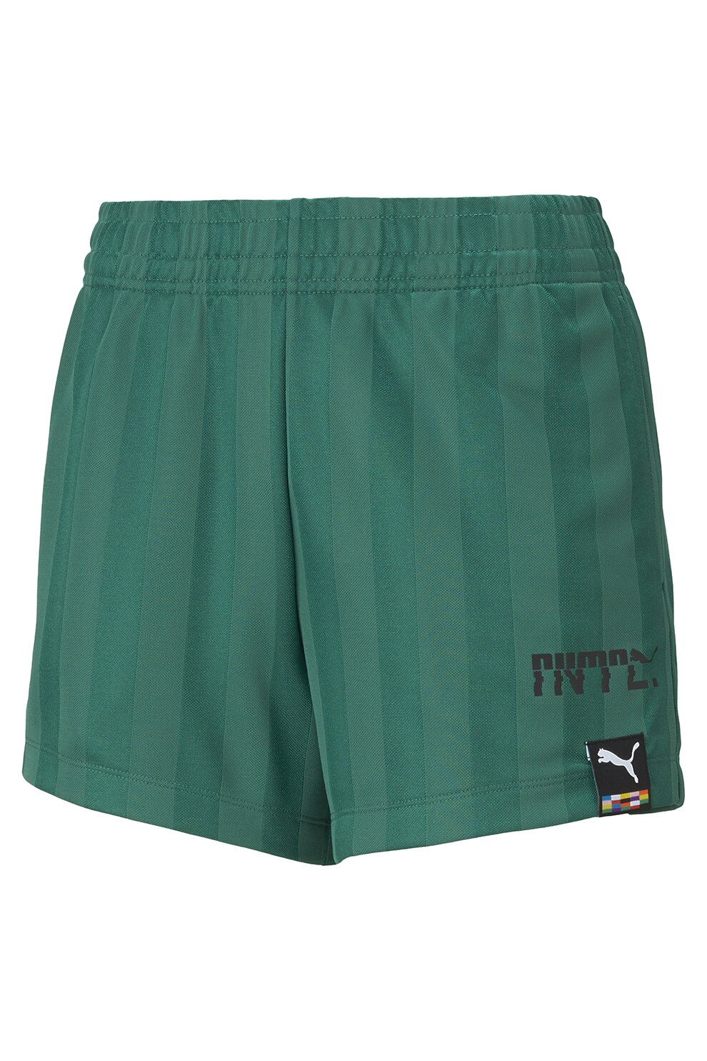 Puma, Pantaloni scurti cu dungi, Verde