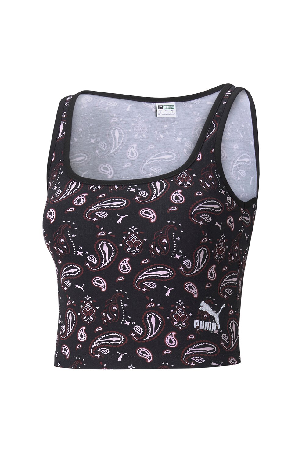 Puma, Top cu model paisley PBAE, Negru