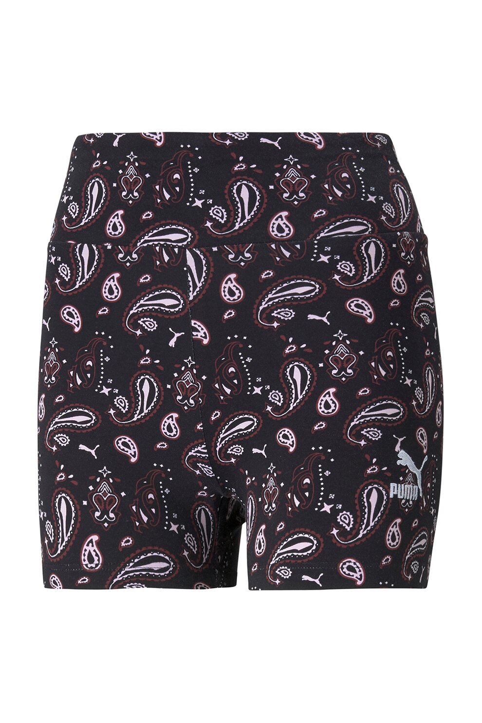 Puma, Colanti scurti cu model paisley PBAE, Negru