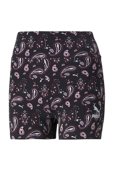 Puma, Colanti scurti cu model paisley PBAE, Negru Puma, Colanti scurti cu model paisley PBAE, Negru