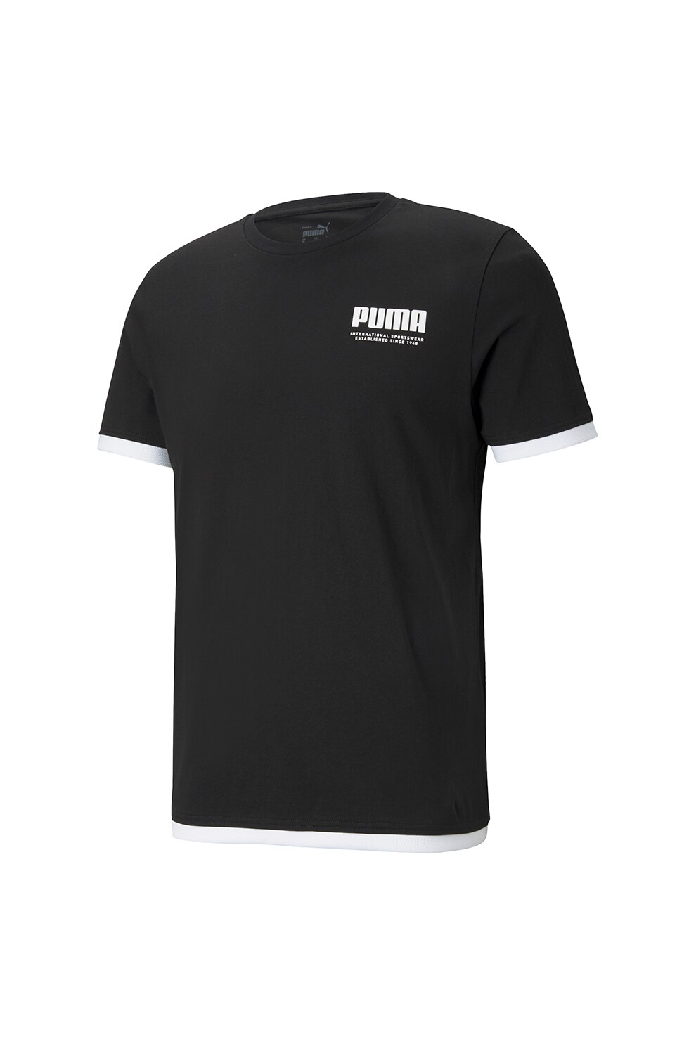Puma, Tricou cu imprimeu logo Summer Court, Negru