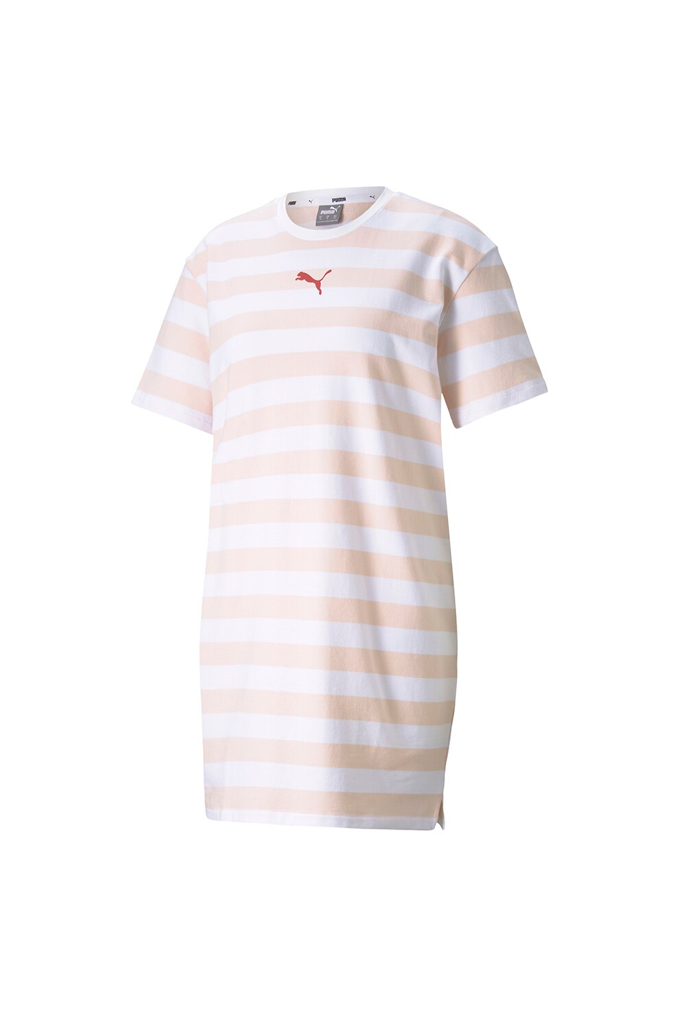 Puma, Rochie cu maneci scurte Summer Stripes, Piersica