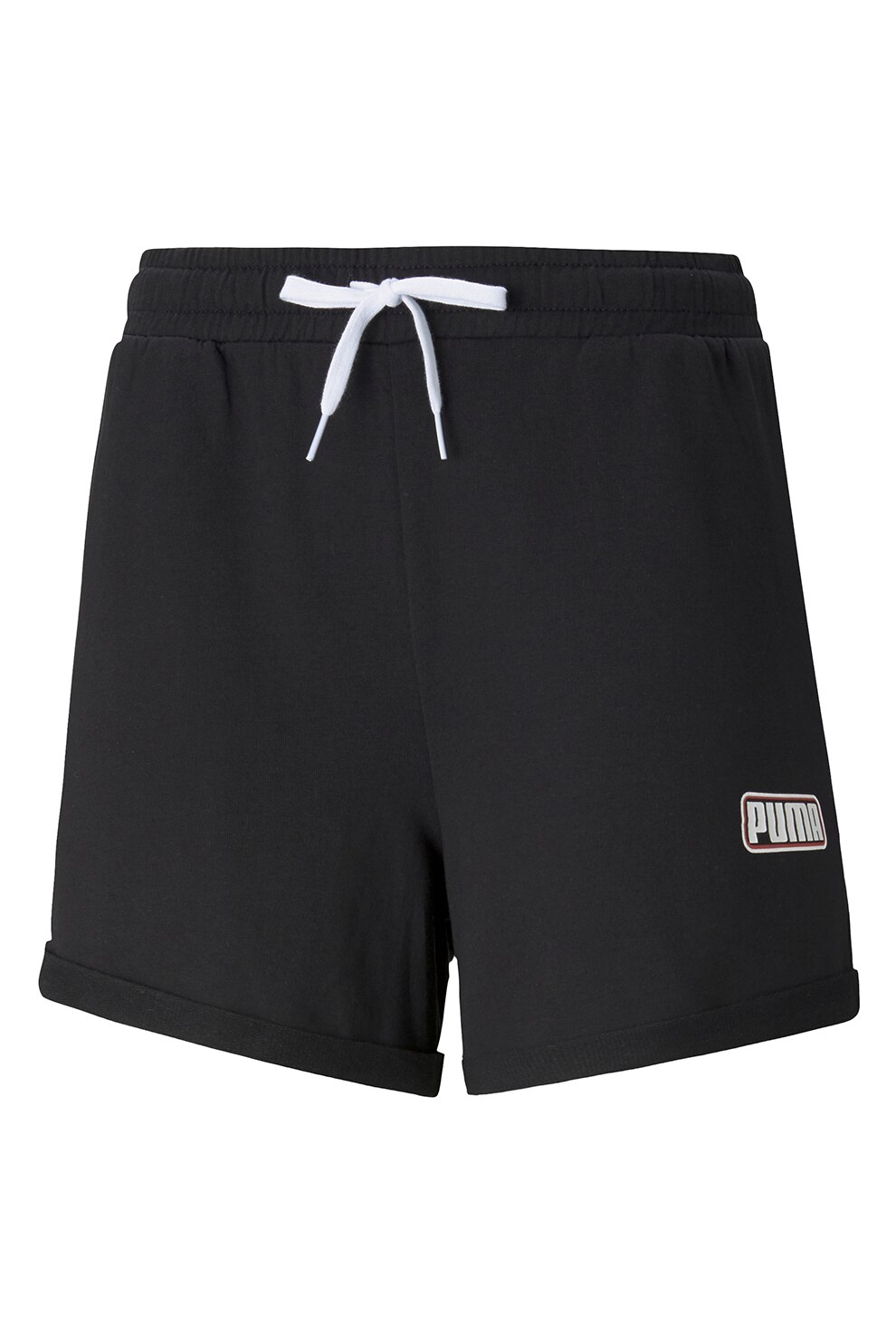 Puma, Pantaloni scurti cu logo Summer Stripes, Negru