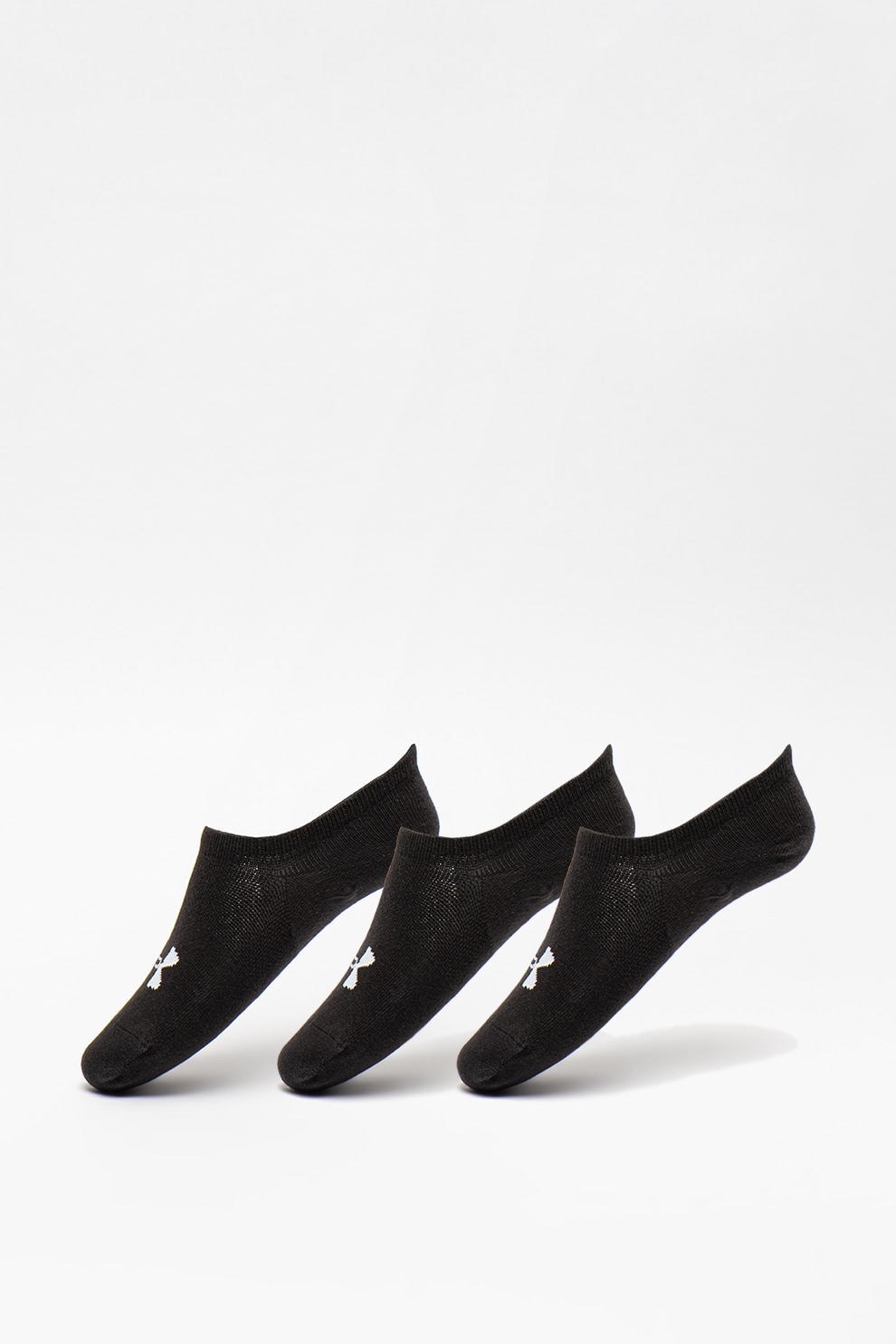 Under Armour, Set de sosete unisex foarte scurte, pentru fitness Core Ultra - 3 perechi
