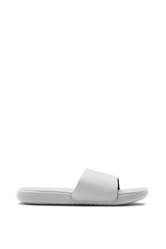 Under Armour, Papuci de cauciuc cu imprimeu logo Ansa Fix Under Armour, Papuci de cauciuc cu imprimeu logo Ansa Fix