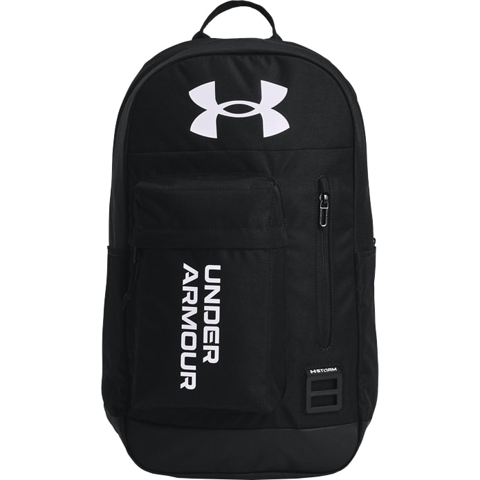 Under Armour, Rucsac unisex cu imprimeu logo Halftime, Negru/Alb