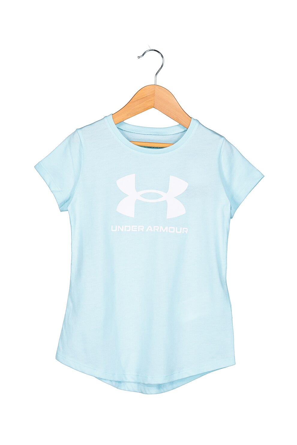 Under Armour, Tricou pentru antrenament Live Sportyle, Albastru aqua