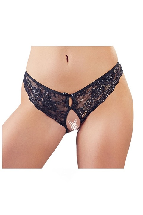 Bugyi kivágással, Orion, csipke, fekete