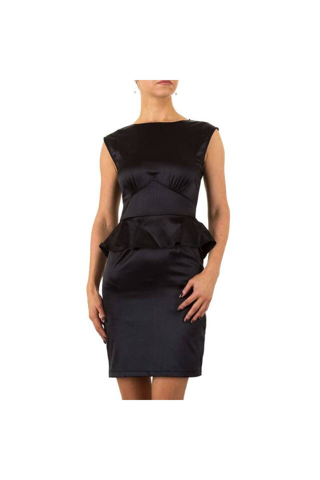 Rochie Usco P556 culoare negru, Negru