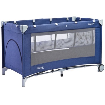 Patut pliabil Caretero Basiv Plus Navy 120 x 60 cm Patut pliabil Caretero Basiv Plus Navy 120 x 60 cm