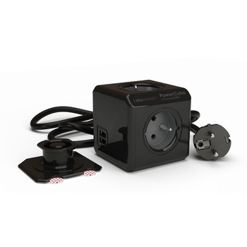 Prelungitor tip Splitter PowerCube Extended 3 m, negru Prelungitor tip Splitter PowerCube Extended 3 m, negru