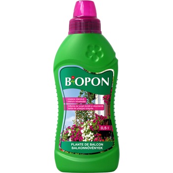 Ingrasamant Lichid Plante de Balcon 0.5 l Biopon Ingrasamant Lichid Plante de Balcon 0.5 l Biopon