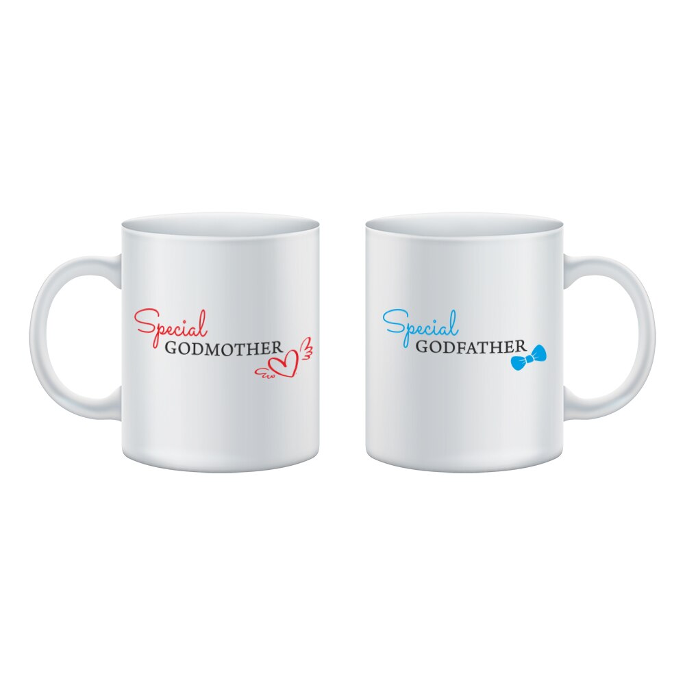 Set cani personalizate pentru nasi, Special Godmother si Special Godfather, 320ml