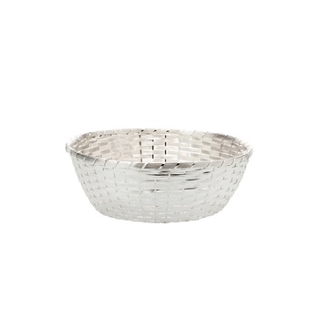Bol paine si fructe argintat mic 25 cm Bol paine si fructe argintat mic 25 cm