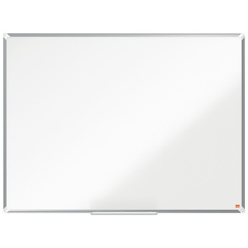 Tabla NOBO Premium Plus, otel emailat, 120x90 cm, magnetica, include marker si tavita, alb Tabla NOBO Premium Plus, otel emailat, 120x90 cm, magnetica, include marker si tavita, alb