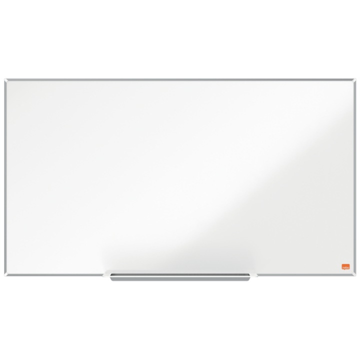 Tabla NOBO Impression Pro Widescreen 40", otel emailat, 89x50 cm, magnetica, include marker si tavita, alb