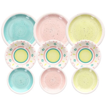 Serviciu de masa Tognana Blossom, 18 piese, ceramica superioara Serviciu de masa Tognana Blossom, 18 piese, ceramica superioara