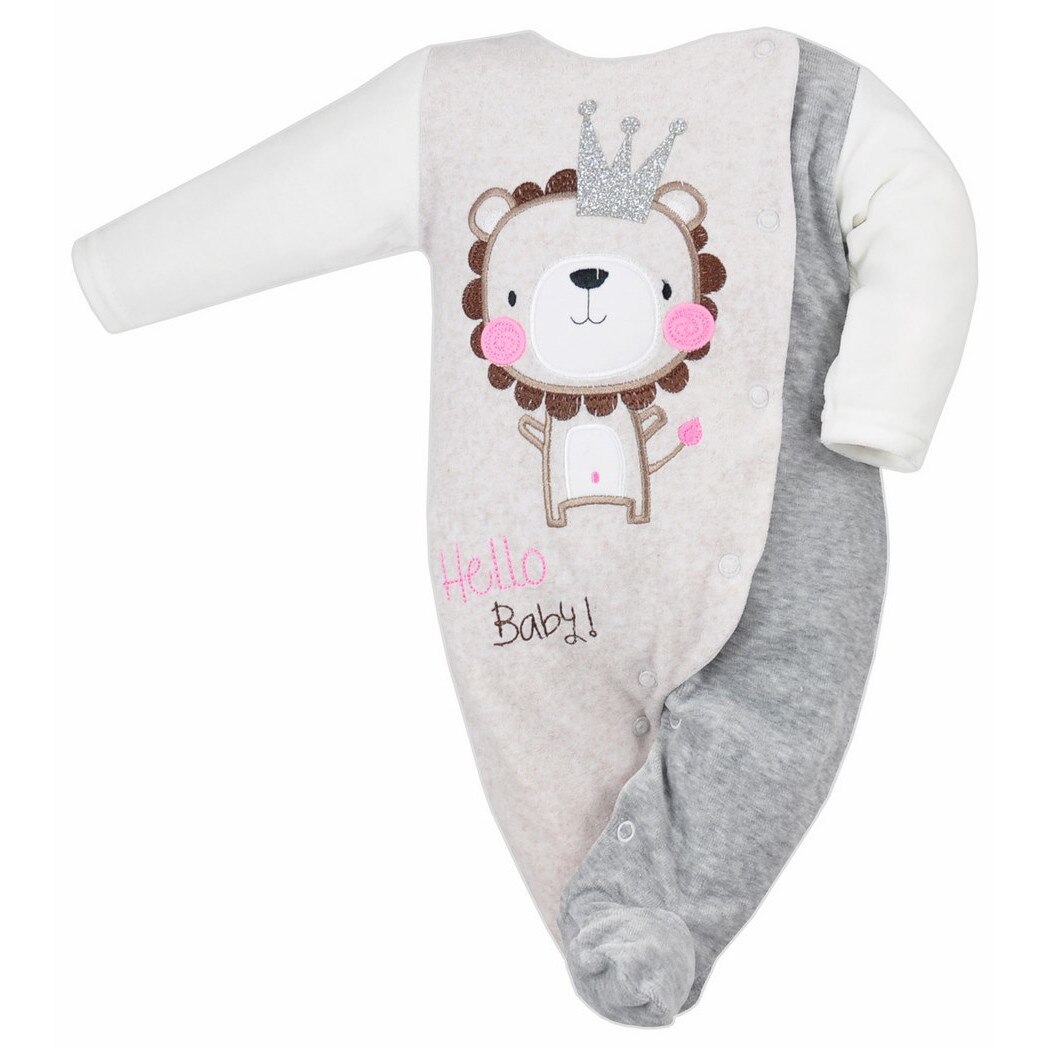 Salopeta cu maneca lunga pentru fete Koala 05-483G1, Multicolor, 80