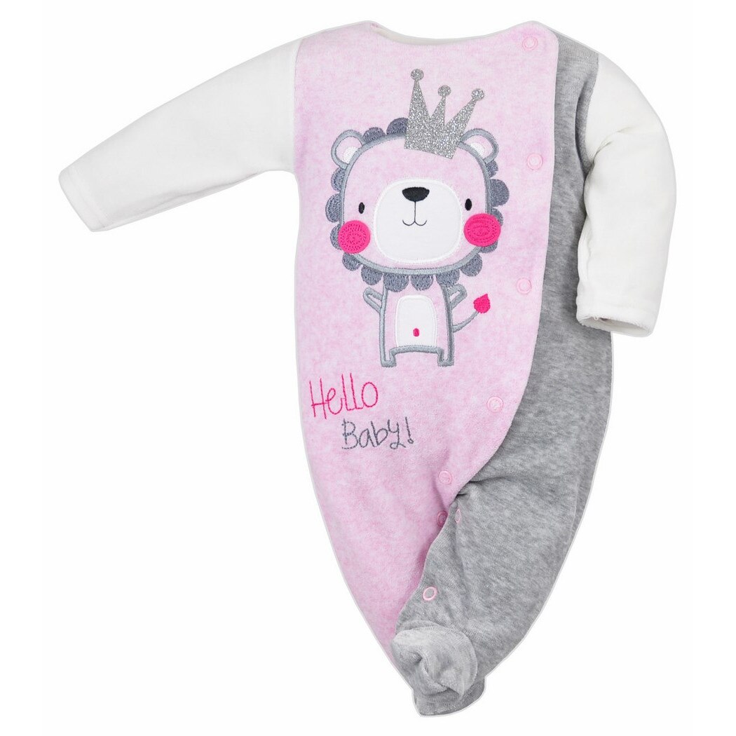 Salopeta cu maneca lunga pentru fete Koala 05-483R, Multicolor, 80