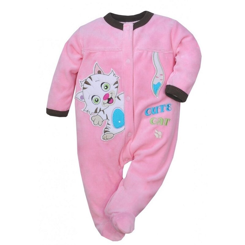 Salopeta plusata pentru fete Koala 2202RZ, Roz, 80