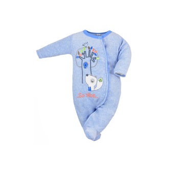 Salopeta cu maneca lunga pentru baieti Koala 05-891AL, Albastru, 80 Salopeta cu maneca lunga pentru baieti Koala 05-891AL, Albastru, 80