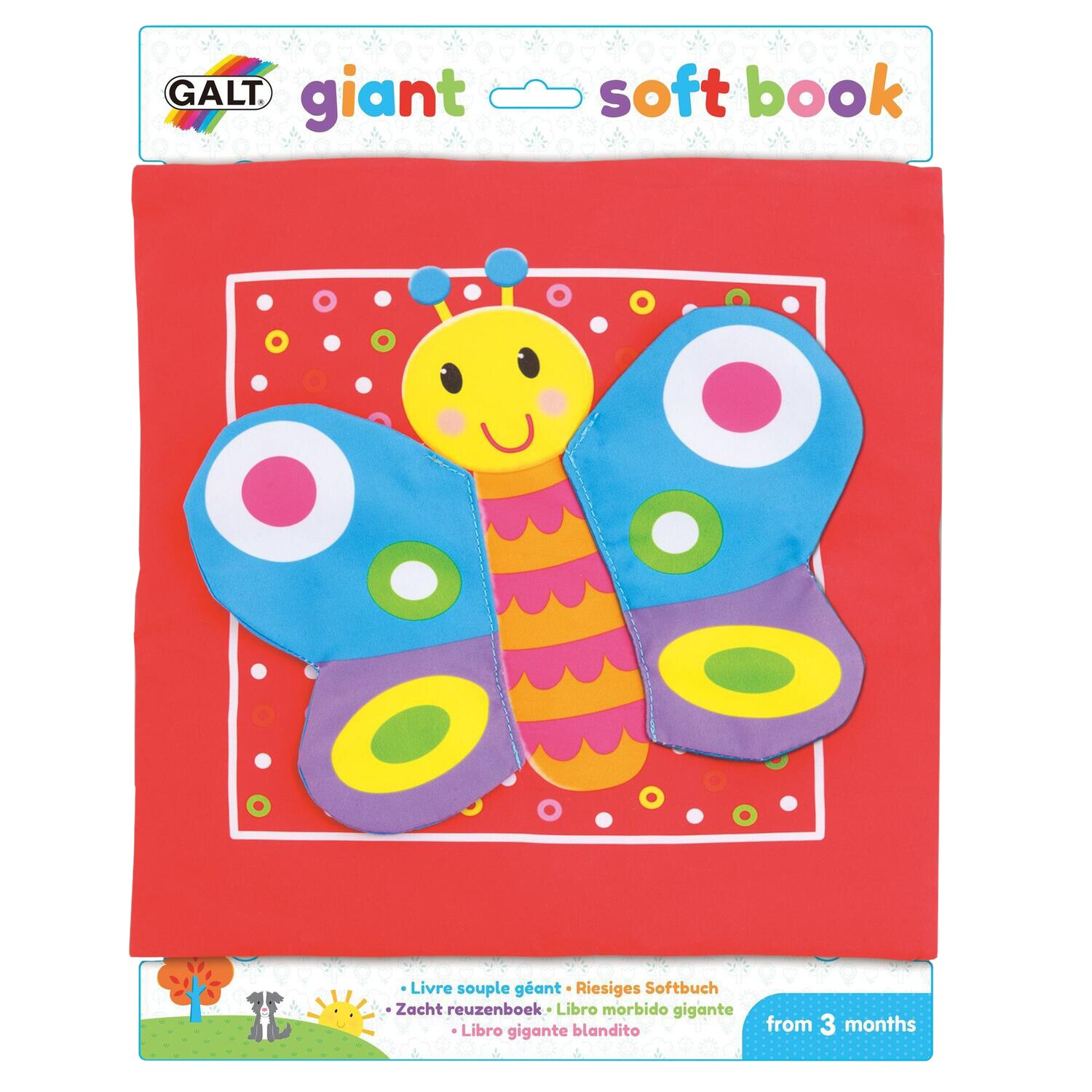 Jucarie pentru bebelusi Galt, Carte gigant