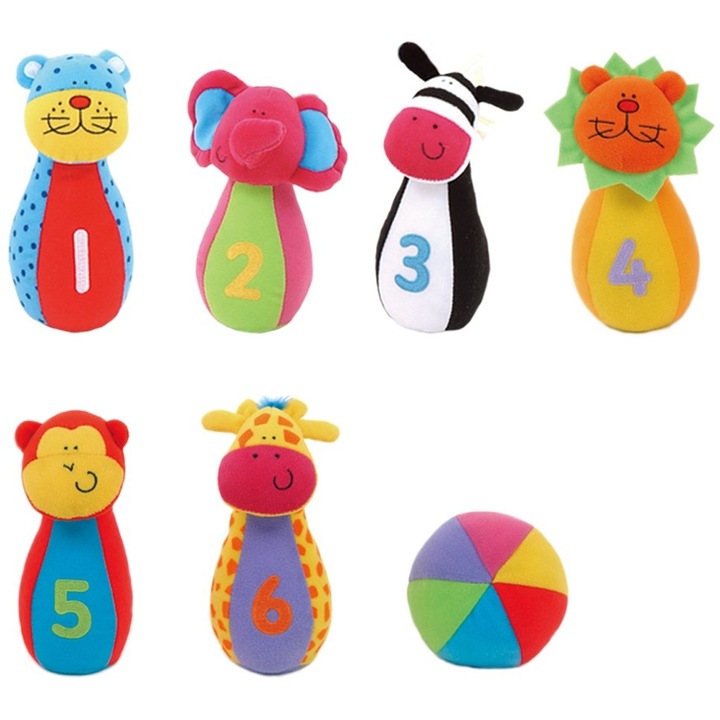 Galt Barátok a dzsungelből, Puha teke bábuk