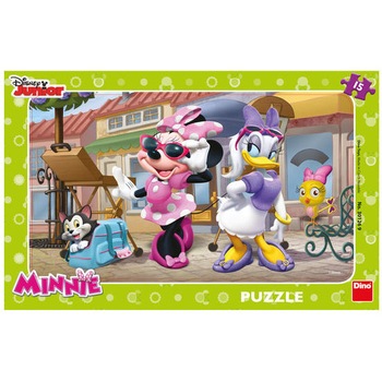 Puzzle Dino Toys, Minnie la Montmartre, 15 piese Puzzle Dino Toys, Minnie la Montmartre, 15 piese