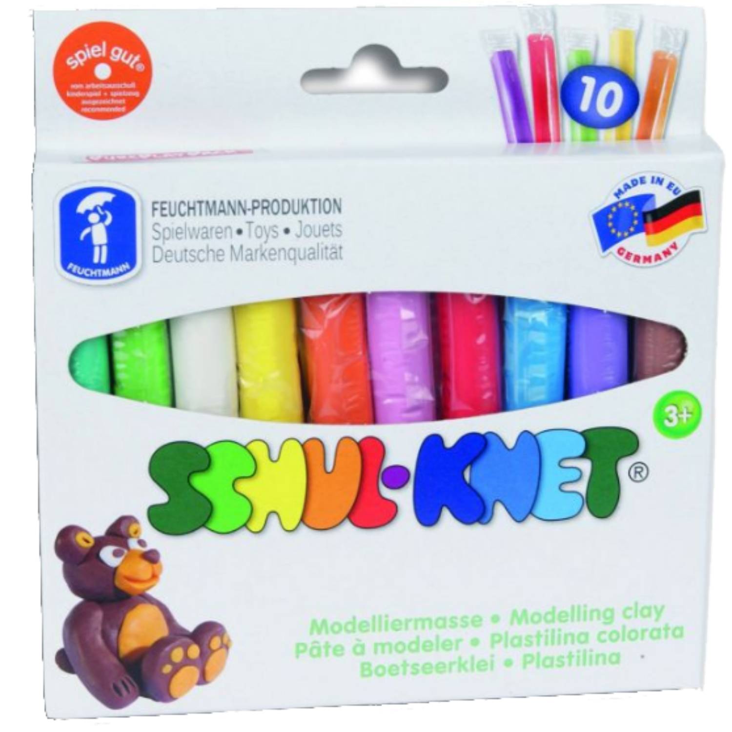 Plastilina FEUCHTMANN, 10 culori