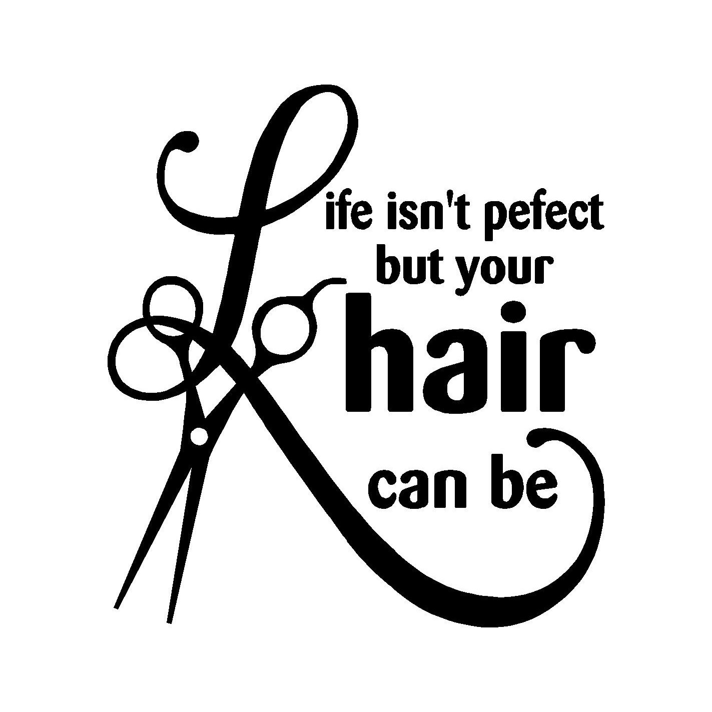 Sticker decorativ perete, ORAFOL, salon coafura , 90x98 cm