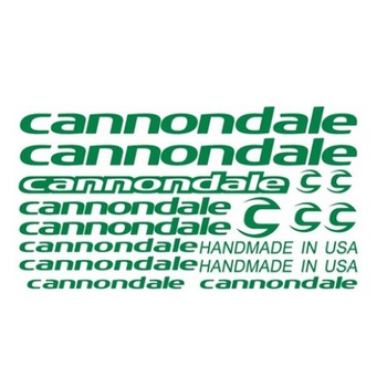 Set Stickere profesionale cadru bicicleta Cannondale MTB/Cursiera, Verde Set Stickere profesionale cadru bicicleta Cannondale MTB/Cursiera, Verde