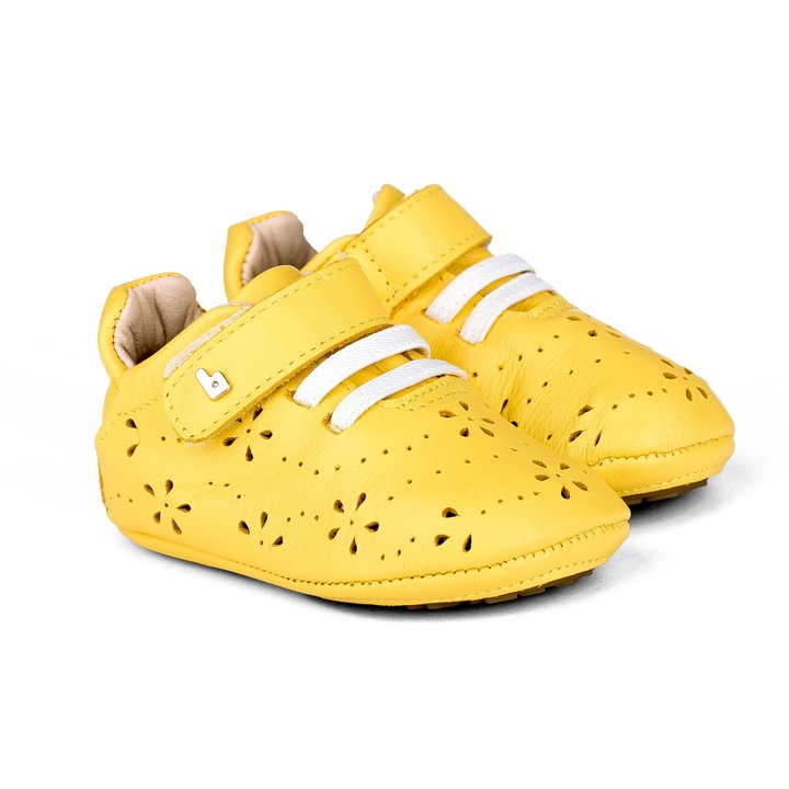 Pantofi Fetite Afeto New Yellow 921309, Sárga
