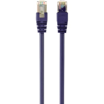 Cablu FTP GEMBIRD Cat6, cupru-aluminiu, 5 m, violet, AWG26, ecranat PP6-5M/V Cablu FTP GEMBIRD Cat6, cupru-aluminiu, 5 m, violet, AWG26, ecranat PP6-5M/V