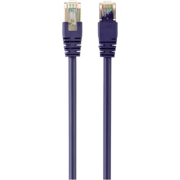 Cablu S/FTP GEMBIRD Cat6a, LSZH, cupru, 1 m, violet, AWG27, dublu ecranat PP6A-LSZHCU-V-1M Cablu S/FTP GEMBIRD Cat6a, LSZH, cupru, 1 m, violet, AWG27, dublu ecranat PP6A-LSZHCU-V-1M