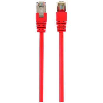 Cablu S/FTP GEMBIRD Cat6a, LSZH, cupru, 2 m, rosu, AWG27, dublu ecranat PP6A-LSZHCU-R-2M Cablu S/FTP GEMBIRD Cat6a, LSZH, cupru, 2 m, rosu, AWG27, dublu ecranat PP6A-LSZHCU-R-2M