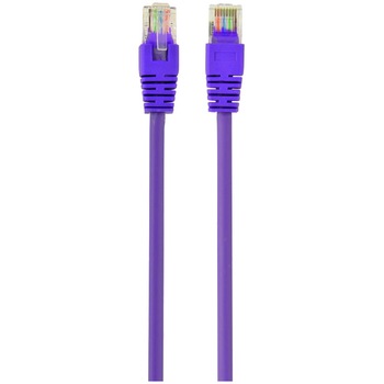 Cablu UTP GEMBIRD Cat5e, cupru-aluminiu, 0.5 m, violet, AWG26, PP12-0.5M/V Cablu UTP GEMBIRD Cat5e, cupru-aluminiu, 0.5 m, violet, AWG26, PP12-0.5M/V