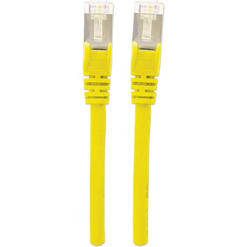 Cablu S/FTP INTELLINET Cat6, LSZH, cupru, 1 m, galben, AWG28, dublu ecranat 735339 Cablu S/FTP INTELLINET Cat6, LSZH, cupru, 1 m, galben, AWG28, dublu ecranat 735339