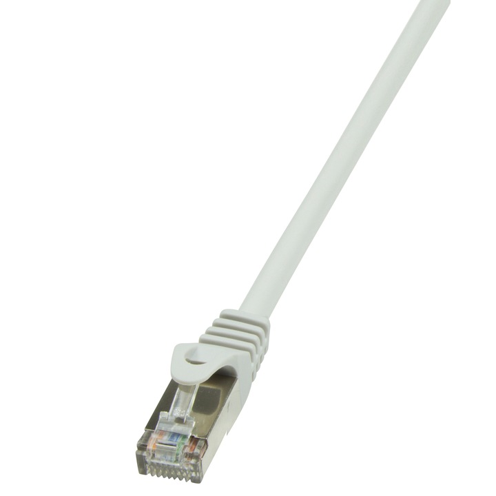 LOGILINK CP1102S Cat5e FTP Kábel, Réz-alumínium, AWG26, 15 m, Szürke