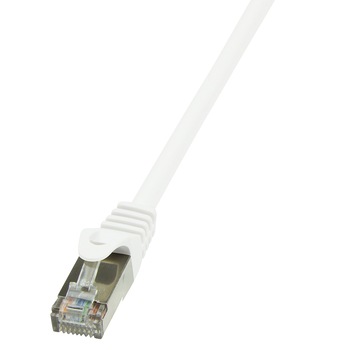Cablu FTP LOGILINK Cat6, cupru-aluminiu, 2 m, alb, AWG26, ecranat CP2051S Cablu FTP LOGILINK Cat6, cupru-aluminiu, 2 m, alb, AWG26, ecranat CP2051S