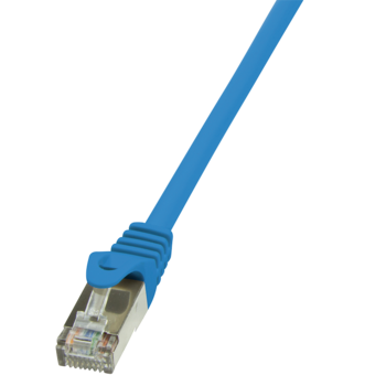 Cablu S/FTP LOGILINK Cat5e, cupru-aluminiu, 2 m, albastru, AWG26, dublu ecranat CP1056D Cablu S/FTP LOGILINK Cat5e, cupru-aluminiu, 2 m, albastru, AWG26, dublu ecranat CP1056D