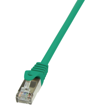 Cablu S/FTP LOGILINK Cat5e, cupru-aluminiu, 1 m, verde, AWG26, dublu ecranat CP1035D Cablu S/FTP LOGILINK Cat5e, cupru-aluminiu, 1 m, verde, AWG26, dublu ecranat CP1035D