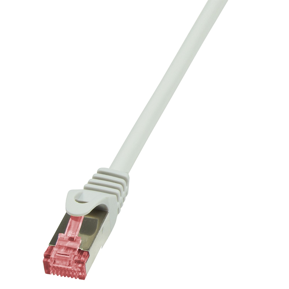 Cablu S/FTP LOGILINK Cat6, LSZH, cupru, 1.5 m, gri, AWG27, dublu ecranat CQ2042S