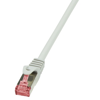 Cablu S/FTP LOGILINK Cat6, LSZH, cupru, 20 m, gri, AWG27, dublu ecranat CQ2112S Cablu S/FTP LOGILINK Cat6, LSZH, cupru, 20 m, gri, AWG27, dublu ecranat CQ2112S