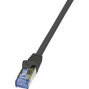 Cablu S/FTP LOGILINK Cat6a, LSZH, cupru, 30 m, negru, AWG26, dublu ecranat CQ3123S Cablu S/FTP LOGILINK Cat6a, LSZH, cupru, 30 m, negru, AWG26, dublu ecranat CQ3123S