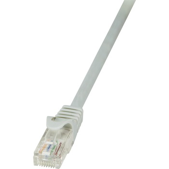 Cablu UTP LOGILINK Cat5e, cupru-aluminiu, 1 m, gri, AWG26, CP1032U Cablu UTP LOGILINK Cat5e, cupru-aluminiu, 1 m, gri, AWG26, CP1032U