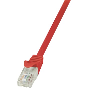 Cablu UTP LOGILINK Cat5e, cupru-aluminiu, 5 m, rosu, AWG26, CP1074U Cablu UTP LOGILINK Cat5e, cupru-aluminiu, 5 m, rosu, AWG26, CP1074U